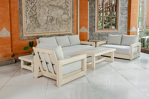 Lazy Teak Patio Furniture – Set Teras Premium dari Kayu Jati Asli Jepara
