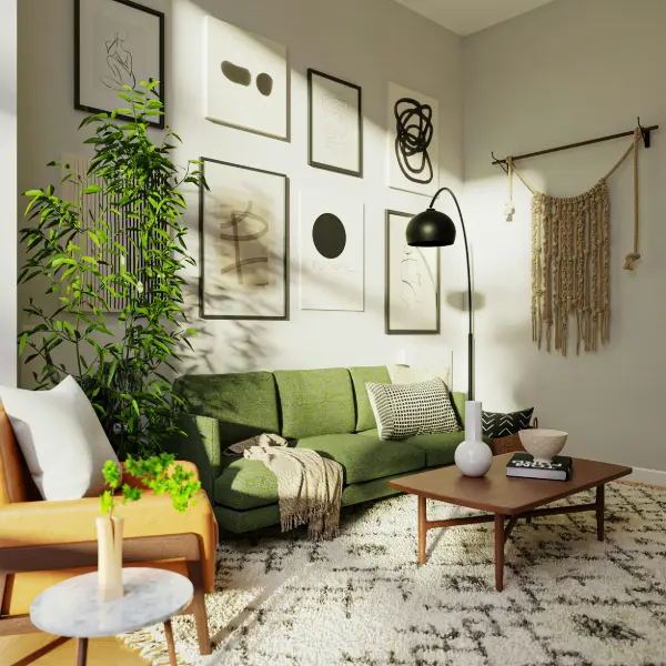 Livingroom Model 5 - Rustic Charm