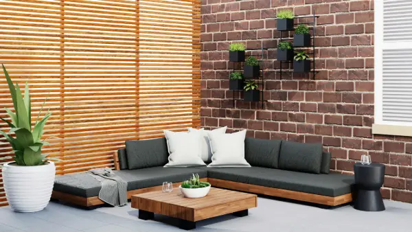 Outdoor Furniture 4 - Compact Patio Set